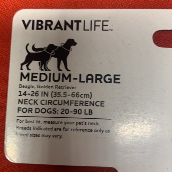 Pet bandanna NIP “ Merry and Bright cream and gold M/L 14-26” neck 20-90 lbs - Picture 6 of 6